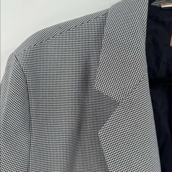 Hugo Boss Jocalua Houndstooth Blazer Black White 16 - Picture 5 of 9